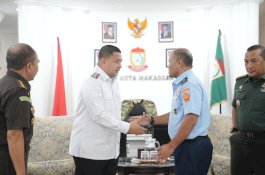 Perkuat Sinergitas, Aspidmil Kejati Sulsel Audiensi dengan Wali Kota Makassar