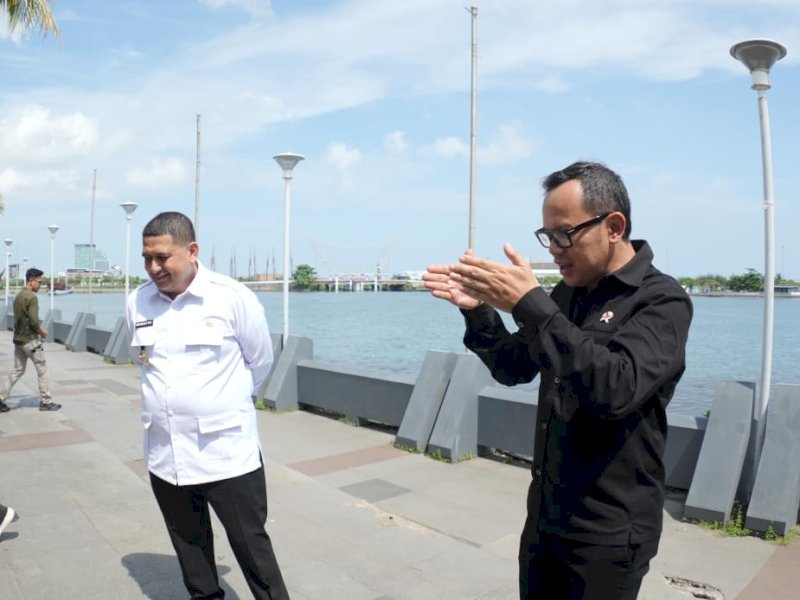Wakil Menteri Dalam Negeri (Wamendagri) Bima Arya, saat memberikan keterangan di Makassar,  Jumat (13/6/2025). @Jejakfakta/dok. Istimewa