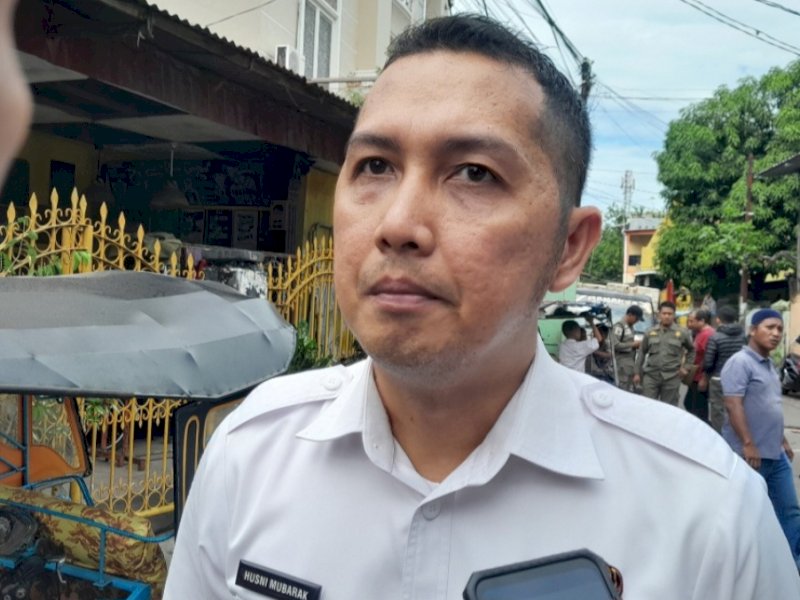 Camat Makassar, Husni Mubarak. @Jejakfakta/Istimewa