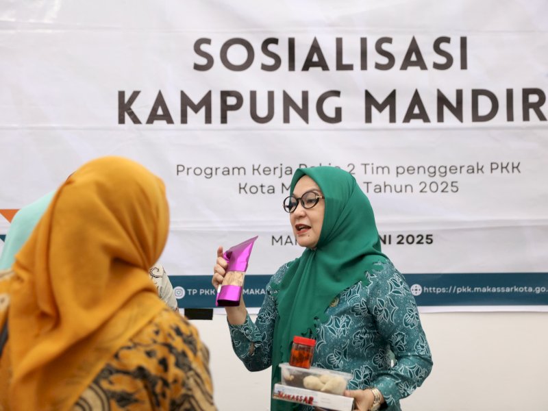 Sosialisasi Kampung Mandiri yang digelar di Baruga Rumah Jabatan Wali Kota Makassar, Jumat (13/6/2025). @Jejakfakta/dok. Humas Pemkot Makassar