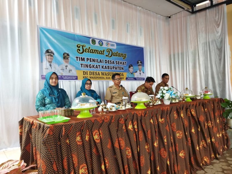 Tim Penilai Kabupaten/Kota Sehat (KKS) Luwu Timur melakukan penilaian desa sehat di Kecamatan Towuti dan Wasuponda, Senin (23/05/2025). @Jejakfakta/dok. Humas Pemkab Lutim