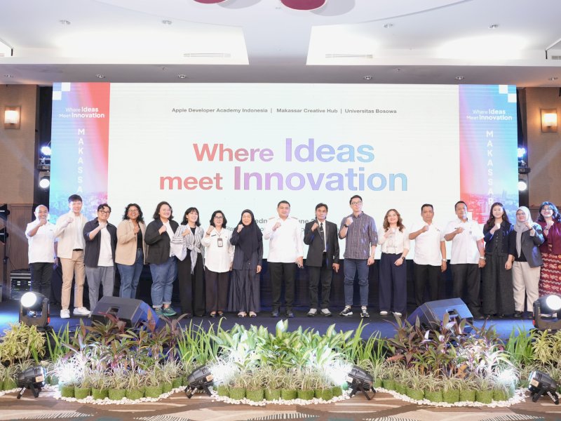Wali Kota Makassar, Munafri Arifuddin, saat menghadiri  kegiatan &ldquo;Where Ideas Meet Innovation&rdquo; bersama Apple Developer Academy di Menara Bosowa, Rabu (25/6/2025). @Jejakfakta/dok. Humas Pemkot Makassar