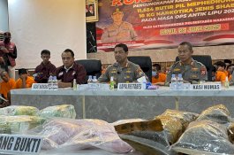 Polrestabes Makassar Ungkap 107 Tersangka Narkoba dalam Operasi Antik Lipu