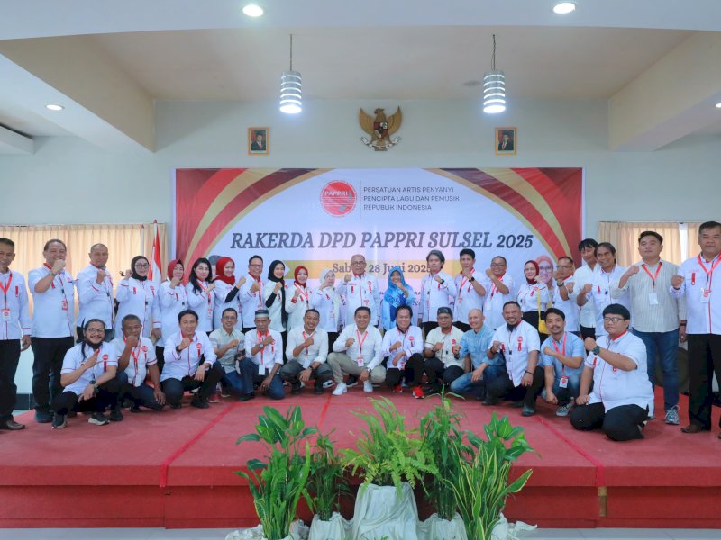 Rapak Kerja Daerah PAPPRI Sulsel menjadi momentum konsolidasi organisasi yang digelar di Hotel Celebes Malino, Gowa, Sabtu (28/6/2025). @jejakfaktacom/Reza.