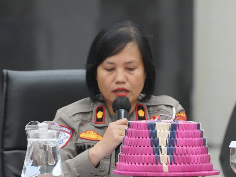 Kasubdit Keamanan dan Keselamatan (Kamsel) Ditlantas Polda Sulsel, Kompol Dr. Mariana Taruk Rante. @Jejakfakta/dok. Humas Pemkot Makassar