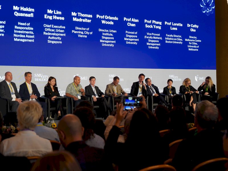 Wali Kota Makassar, Munafri Arifuddin, menghadiri World Cities Summit Mayors Forum (WCSMF) 2025 di Vienna, Austria, Rabu (2/7/2025). @Jejakfakta/dok. Humas Pemkot Makassar