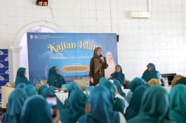 Angelina Sondakh Isi Kajian Islam TP PKK Makassar, Bagikan Kisah Hijrah yang Menyentuh Hati