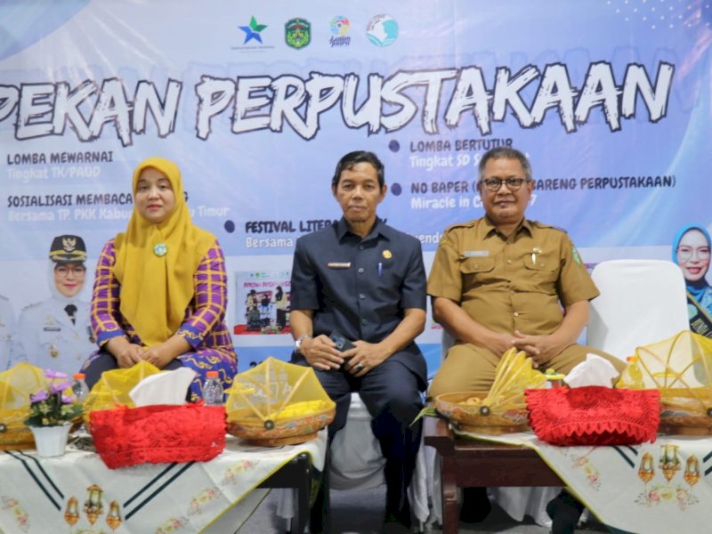 Dinas Perpustakaan dan Kearsipan (DPK) Kabupaten Luwu Timur menggelar Pekan Perpustakaan Anak.  @Jejakfakta/dok. Humas Pemkab Lutim