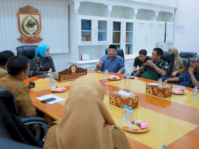 Wakil Wali Kota Makassar, Aliyah Mustika Ilham, menerima audiensi dari jajaran pengurus Dewan Pimpinan Daerah (DPD) Sulawesi Selatan Garda 145, di Balai Kota, Senin (28/7/2025). @Jejakfakta/dok. Humas Pemkot Makassar