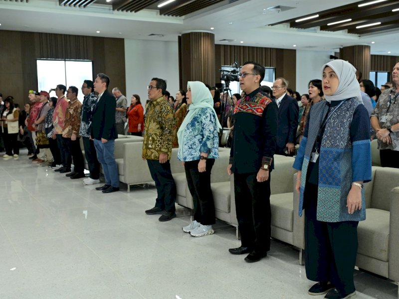 Wakil Wali Kota Makassar, Aliyah Mustika Ilham, saat menghadiri Forum Diaspora Indonesia di Ruang Serbaguna Semi Basement Tower 1, Kemenko 3, Ibu Kota Nusantara, Jumat (1/8/2025). @Jejakfakta/dok. Humas Pemkot Makassar