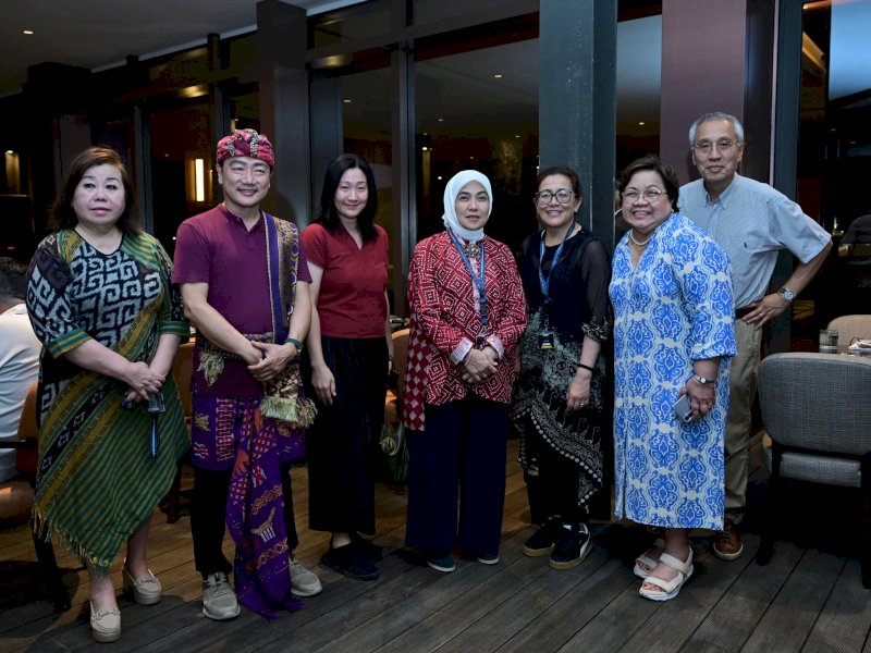 Wakil Wali Kota Makassar, Aliyah Mustika Ilham, menghadiri jamuan santap malam bersama para petinggi Artha Graha Network di Swissotel Nusantara, Ibu Kota Nusantara, Jumat malam (1/8/2025). @Jejakfakta/dok. Humas Pemkot Makassar