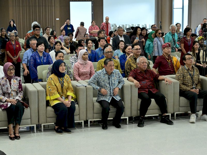 Wakil Wali Kota Makassar, Aliyah Mustika Ilham, menghadiri pembukaan Kongres Diaspora Indonesia ke-8 (CID-8) yang berlangsung meriah di Multi Function Hall, Gedung Kemenko 3, Ibu Kota Nusantara (IKN), Sabtu (2/8/2025). @Jejakfakta/dok. Humas Pemkot Makassar