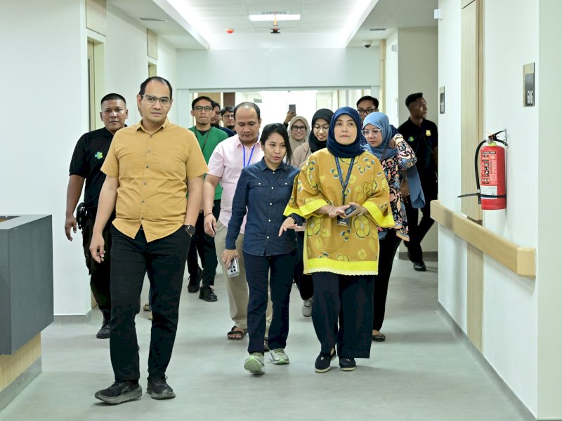  Wakil Wali Kota Makassar, Aliyah Mustika Ilham, melakukan kunjungan resmi ke Rumah Sakit Umum Pusat (RSUP) Nusantara di Ibu Kota Nusantara (IKN), Kalimantan Timur, Sabtu (2/8/2025). @Jejakfakta/dok. Humas Pemkot Makassar
