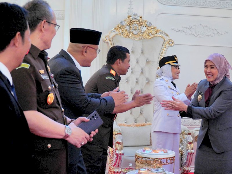 Wakil Wali Kota Makassar, Aliyah Mustika Ilham, saat menghadiri Pelantikan Wali Kota dan Wakil Wali Kota Palopo hasil Pilkada Serentak 2024, di Aula Asta Cita, Rumah Jabatan Gubernur Sulawesi Selatan, Senin (4/8/2025). @Jejakfakta/dok. Humas Pemkot Makassar