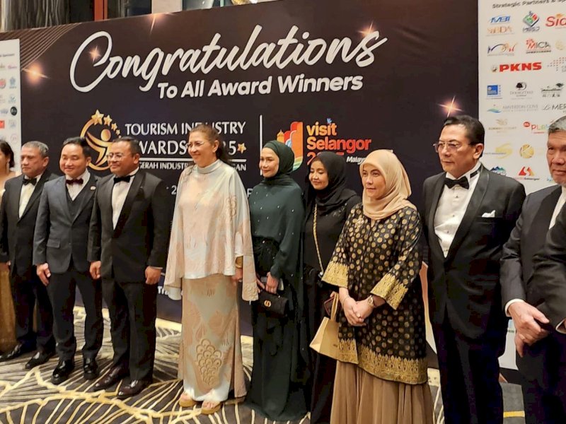 Wakil Wali Kota Makassar, Aliyah Mustika Ilham, menghadiri ajang bergengsi Selangor Tourism Industry Awards 2025, di Selangor, Malaysia,  Sabtu malam (9/8/2025). @Jejakfakta/dok. Humas Pemkot Makassar 