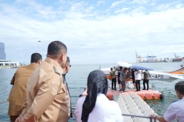 Munafri Hadiri Peluncuran Seaplane dan Water Aerodrome Pertama di Sulsel