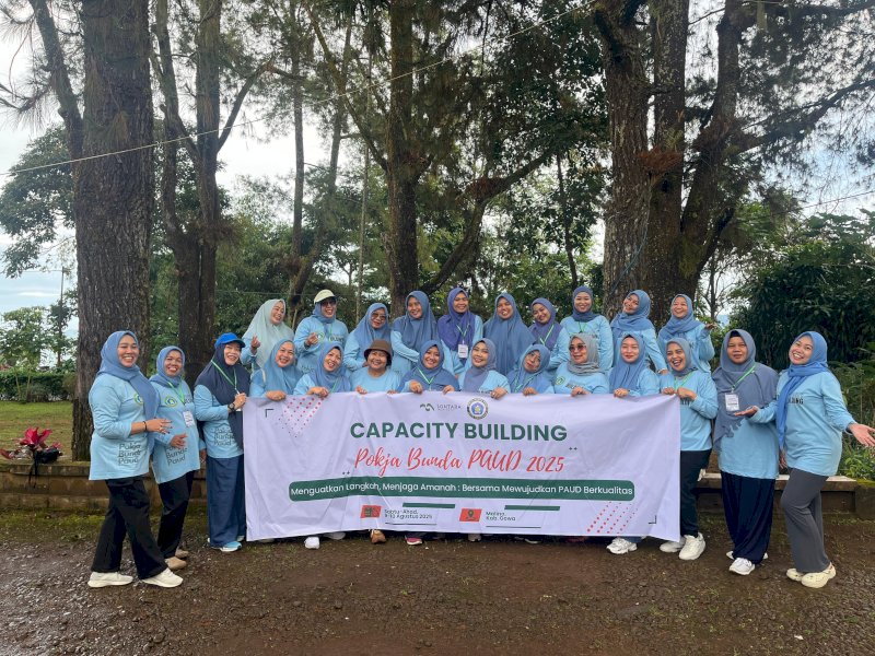 Pokja Bunda PAUD Kota Makassar menggelar kegiatan capacity building selama dua hari, 9&ndash;10 Agustus 2025, di Malino, Kabupaten Gowa. @Jejakfakta/dok. Humas Pemkot Makassar