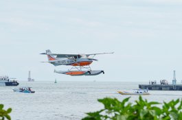 Seaplane Jadi Solusi Konektivitas Antar Pulau di Sulsel, Menhub Resmikan Groundbreaking Water Aerodrome di Makassar