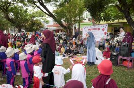 Bunda PAUD Makassar Buka Festival Persahabatan TK Gugus V Tamalanrea