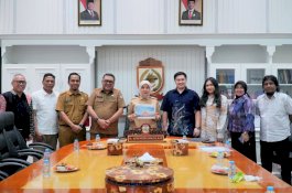 Wakil Wali Kota Makassar Terima Audiensi PH MAF World Pictures Bahas Produksi Film "Pulang Kampung"