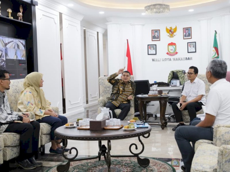 Rapat teknis antara Pemkot Makassar dan Balai Besar Wilayah Sungai (BBWS) Jeneberang, terkait pembenahan, penataan, dan penertiban kawasan aliran sungai serta kanal di Balai Kota Makassar, Kamis (21/8/2025). @Jejakfakta/dok. Humas Pemkot Makassar