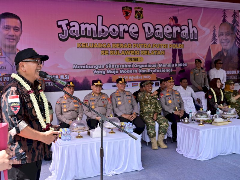 Ketua KBPP Polri Sulsel Dr. Ir. H. Ilham Arief Sirajuddin menyampaikan terima kasih dan apresiasi atas perhatian Kapolda. perhatian Kapolda menjadi penyemangat bagi KBPP Polri Sulsel. @jejakfaktacom/Reza