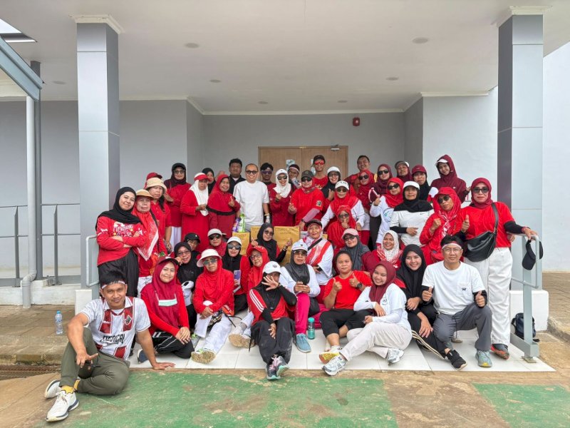 Sabtu Sehat Juara (SSJ) dan Sorowako Fun Walk (SFW) di pelataran Klinik Sorowako, Sabtu (23/08/2025). @Jejakfakta/Istimewa