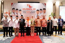 Munafri&ndash;Aliyah Hadiri Muswil PKS Sulsel, Dorong Kolaborasi Demi Kesejahteraan Warga