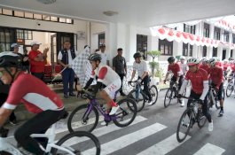 Merdeka De Barru 2025: Munafri Arifuddin Lepas 150 Pesepeda Menuju Barru