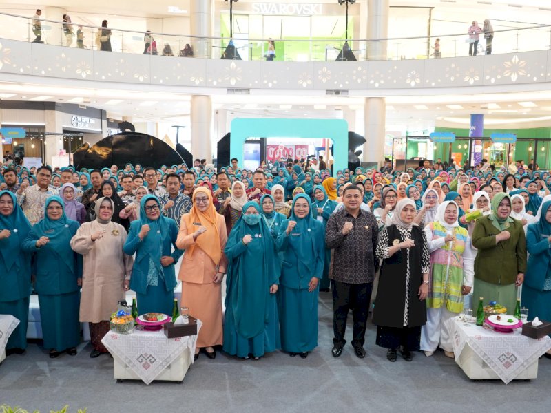TP PKK Kota Makassar sukses menggelar Gebyar PKK dalam rangka peringatan Hari Kesatuan Gerak (HKG) PKK ke-53, di Atrium Trans Studio Mall Makassar, pada 22&ndash;24 Agustus 2025. @Jejakfakta/dok. Humas Pemkot Makassar
