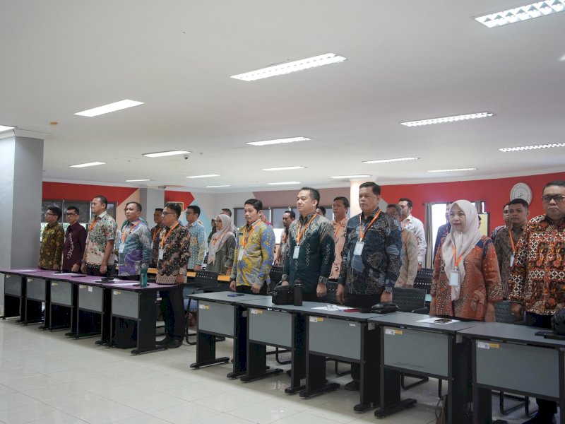 33 kandidat seleksi terbuka Jabatan Pimpinan Tinggi (JPT) Pratama lingkup Pemerintah Kota Makassar di Kantor Pusat Lembaga Administrasi Negara (LAN), Antang, Makassar, Senin (25/8/2025). @Jejakfakta/dok. Humas Pemkot Makassar