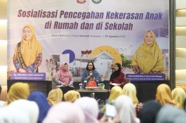 Sosialisasi Pencegahan Kekerasan Anak, Melinda Aksa: Lingkaran Kekerasan Anak Harus Segera Diputus