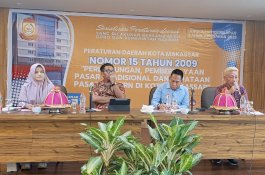 Ketua Komisi B DPRD Makassar Dorong Penguatan Pasar Tradisional Lewat Sosialisasi Perda