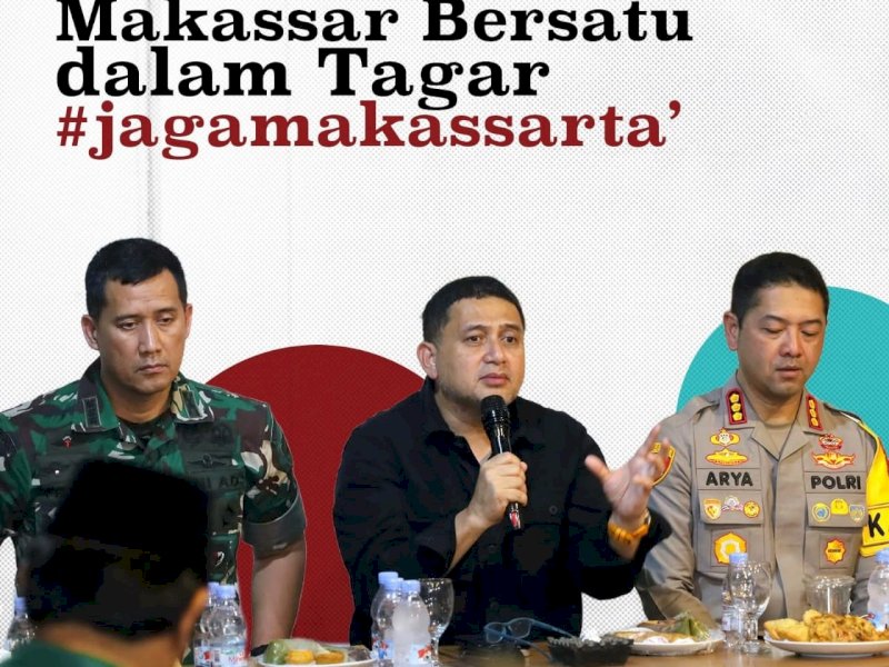 JAGA MAKASSAR. Pemkot Makassar bersma KNPI Kota Makassar akan menggelar Doa Bersama untuk MAKASSAR'ta, sebagai bentuk ajakan menjaga kedamaian dan persatuan di Kota Makassar. @Jejakfakta/Istimewa