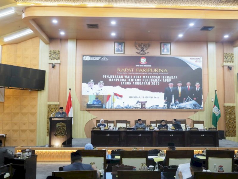 Ilustrasi. Wali Kota Makassar, Munafri Arifuddin mengikuti Rapat Paripurna DPRD Kota Makassar, Selasa (29/8/2025). @Jejakfakta/dok. Humas Pemkot Makassar