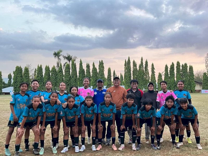 Tim Sepakbola Wanita Kota Makassar resmi lolos ke Pekan Olahraga Provinsi (Porprov) Sulawesi Selatan 2026 yang akan digelar di Kabupaten Bone dan Wajo. @Jejakfakta/dok. Istimewa