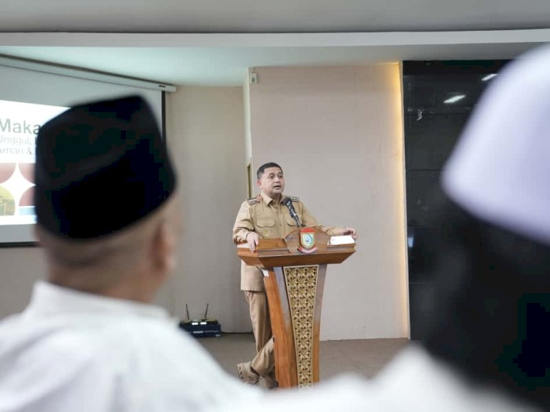 Wali Kota Makassar, Munafri Arifuddin, menerima audiensi pengurus Majelis Tabligh Asosiasi Panrita Pendakwah Ihsan (APPI) Kota Makassar di Balai Kota, Selasa (7/10/2025). @Jejakfakta/dok. Humas Pemkot Makassar