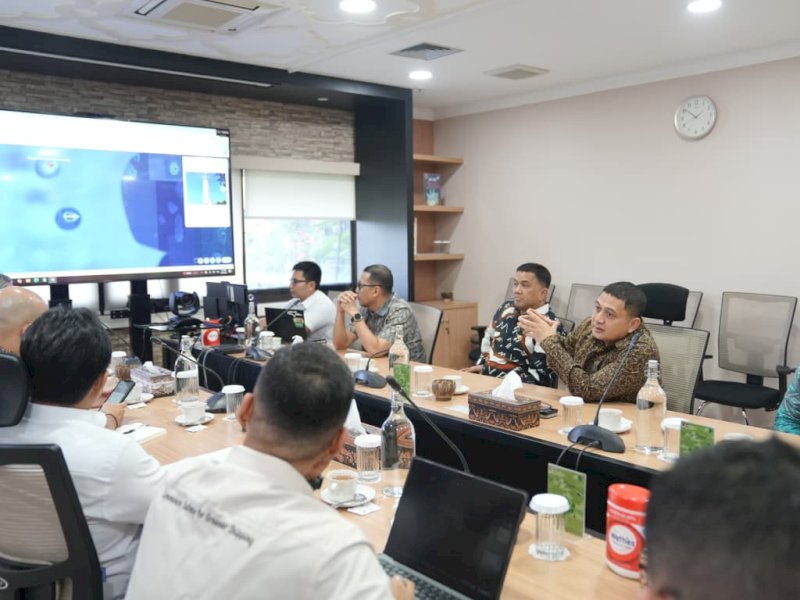 Wali Kota Makassar, Munafri Arifuddin, melakukan kunjungan resmi ke Direktorat Jenderal Perhubungan Laut, Kementerian Perhubungan RI, di Jakarta pada Kamis (9/10/2025). @Jejakfakta/dok. Humas Pemkot Makassar