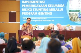 Kadis PPKB Makassar Paparkan Strategi GENTING dalam Acara Diseminasi Data Stunting