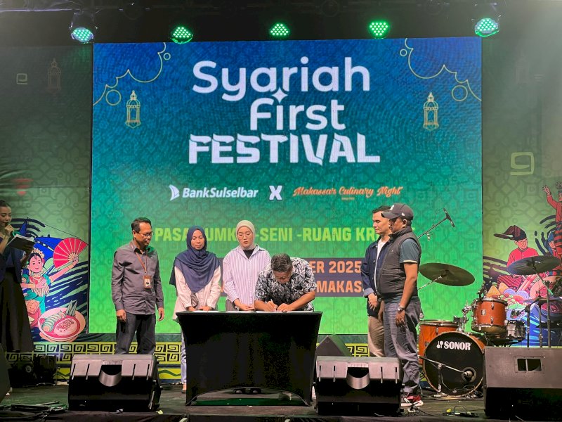 Opening Ceremony Syariah First Festival di Monumen Mandala, Makassar, yang berlangsung pada 13&ndash;14 September 2025. @Jejakfakta/dok. Istimewa
