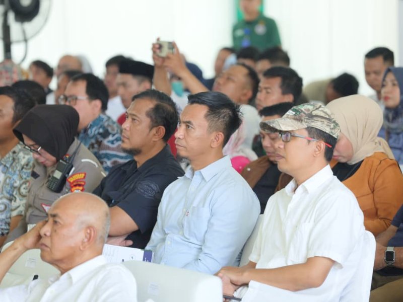 Kepala Dinas Perhubungan (Dishub) Kota Makassar, Muhammad Rheza, saat menghadiri peletakan batu pertama (groundbreaking) pembangunan jalan alternatif penghubung Jalan Perintis Kemerdekaan dan Jalan Dr. Leimena,  Jumat (10/10/2025). @Jejakfakta/dok. Istimewa