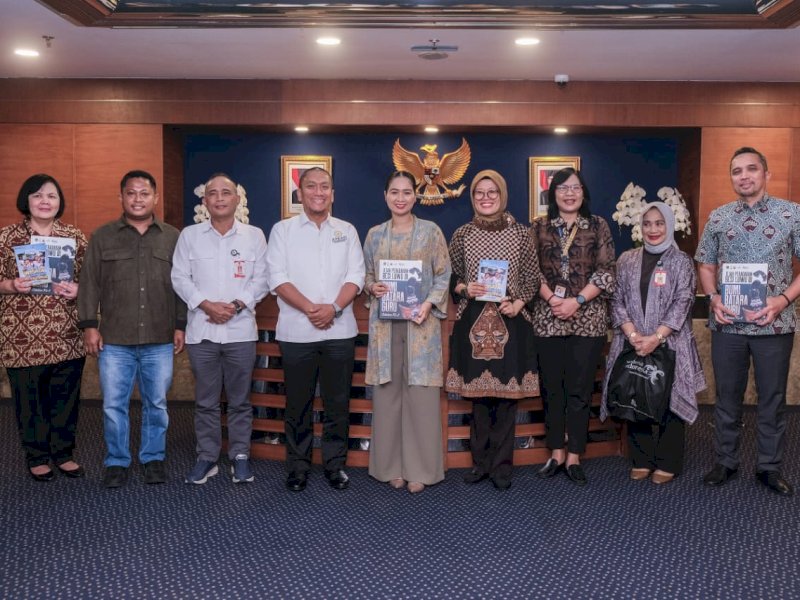Bupati Luwu Timur, Irwan Bachri Syam, melakukan audiensi dengan Wakil Menteri Pariwisata Republik Indonesia, Ni Luh Enik Ermawati, di Gedung Sapta Pesona, Jakarta, Rabu (17/9/2025). @Jejakfakta/dok. Istimewa