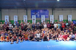 Aliyah Mustika Ilham Resmi Buka Coaching Clinic Futsal 2025, Dorong Pembinaan Atlet Muda dari Makassar Utara