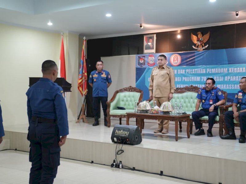 Buka Diklat Damkarmat, Wali Kota Munafri Dorong SDM Damkar Kian Tangguh dan Humanis