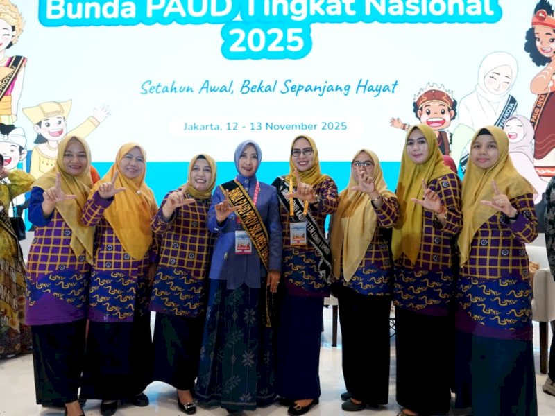 Gala Dinner Apresiasi Bunda PAUD Tingkat Nasional Tahun 2025 di The Sultan Hotel and Residence, Jakarta Pusat, Rabu (12/11/2025). @jejakfaktacom/Humas Pemda Lutim