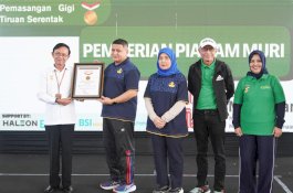 Munafri-Aliyah Hadirkan Layanan Kesehatan Gratis di HUT ke-418,  Aksi Peduli Kesehatan Gigi Catat Rekor MURI