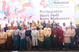 Munafri-Aliyah Rajut Kebersamaan Pemimpin Daerah Sulsel di Perayaan HUT ke-418 Kota Makassar