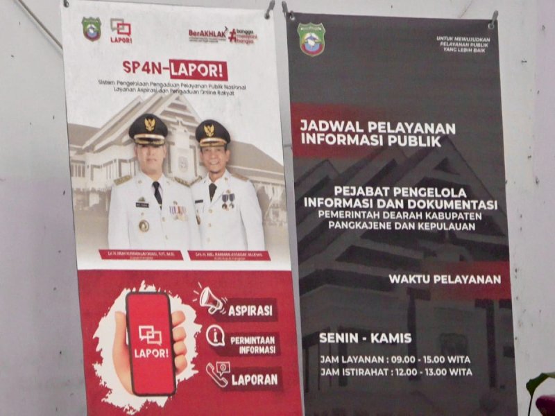 SP4N-LAPOR! dapat menjadi saluran utama pengaduan masyarakat. @jejakfaktacom/Humas Pemda Pangkep