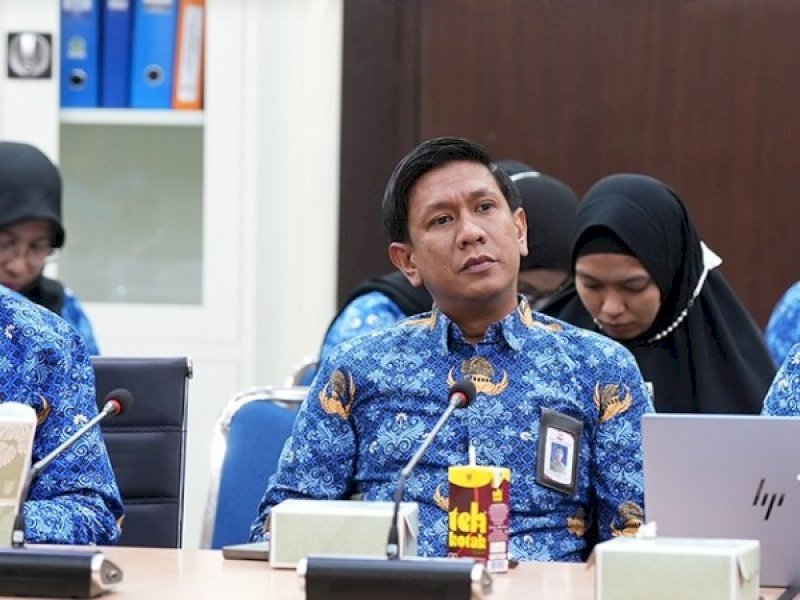 Bapenda Kota Makassar menghadiri rapat penting terkait pengoptimalan pemenuhan dokumen Monitoring Controlling Surveillance for Prevention (MCSP) Komisi Pemberantasan Korupsi (KPK) RI, di Kantor Inspektorat Kota Makassar, Jumat (17/10/2025). @Jejakfakta/dok. Istimewa