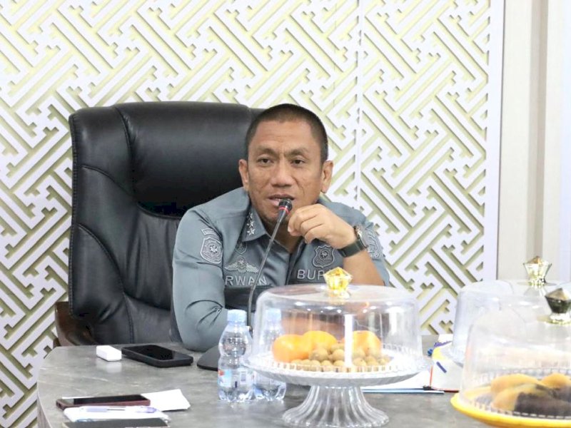 Bupati Luwu Timur, Irwan Bachri Syam, menerima audiensi Tim Program Cetak Sawah dari Kementerian Pertanian bersama Dinas Pertanian Provinsi Sulawesi Selatan di Ruang Rapat Bupati, Jumat (07/11/2025). @Jejakfakta/dok. ikp-humas/kominfo-sp